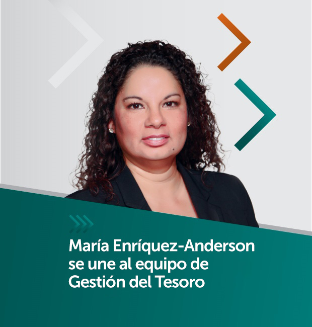 María Enríquez-Anderson se une al equipo de gestión del Tesoro como nueva TMO