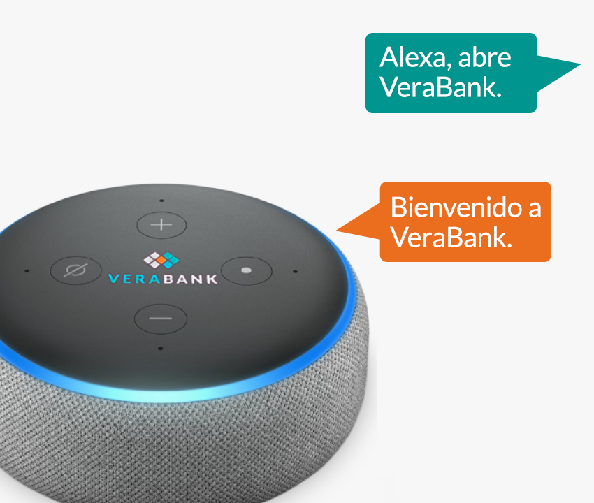 Imagen de encabezado de página de banca por voz de VeraBank