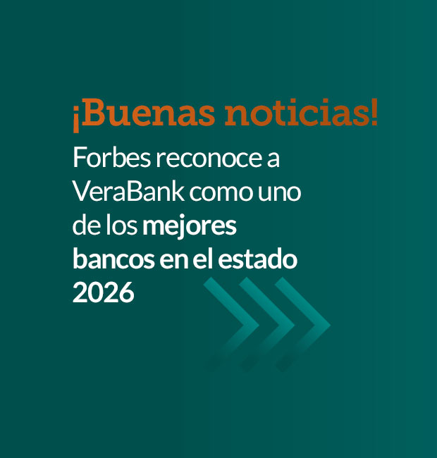 Forbes reconoció a VeraBank como uno de los mejores bancos del estado en 2026